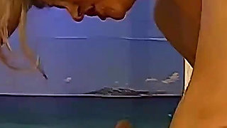Filthy Slut Fingers Herself and Gets Facial Cum