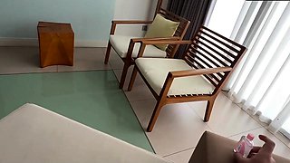 Fit girl gets creampied by gym photographer in public - XXX!