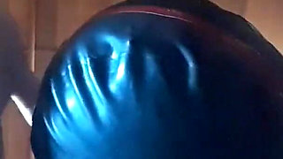 17 minutes of hogtied extreme blowjob and deepthroat with massive oral creampie