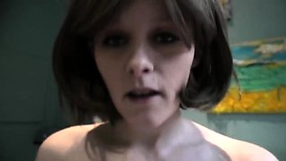 Pregnant pee and dripping cunt