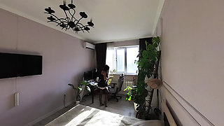 Hired a Maid to Clean the Apartment... but in the End, He Fucked Her