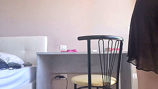 Hot Blonde Cleans Her Desk, but She Gets Carried Away and Does Cool Things