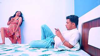 Stepmom Masturbating in the Room and Seduce Her Stepson for the Hardcore Fucking