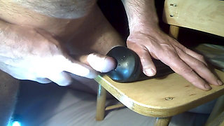 The Cock Wants to Feel the Tight Rubber Sleeve, and Cum From It!