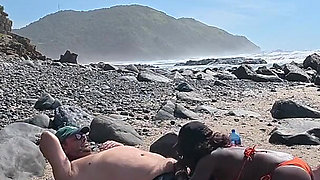 Lost Between Tides and Each Other -horny Ebony MILF Rides Her Lover