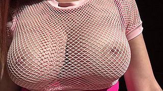 Italian Big Tits MILF Artemisia Love Showing Her Horny Big Tits Outdoor and Making Them Bounce