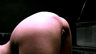 Masked bdsm fetish babe pierced clit teased by kinky babe