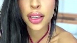 Chubby Brunette Big Boobs Dildo Masturbation