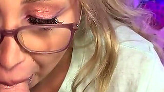 Big Booty Latina - Veronica Cruz POV Blowjob & Licking Ass