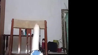 Showing my ass and masturbating