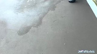 Bunny De La Cruz & Jay Crew Behind The Scenes Sex - Big Tits Blonde MILF Workout Fuck