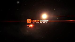 Skinny teen El Storm tattooed rough massage fuck facial