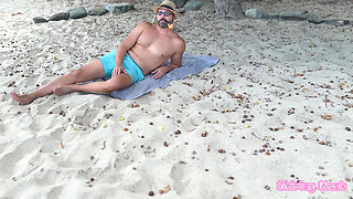 Forbidden Dreams. Busty Latina Fucked Outdoors on the Beach