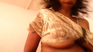 Father in Law's Gigantic Dick Hangs Out Under His Sarom for Step Daughter