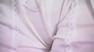 This Petite Babe From Germany Plays With Her Hairy Pussy