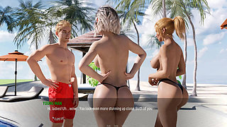 Shared Desires: Sexy Hotwives Topless on the Beach - Episode 2