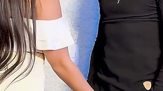 Beautiful Brunette with a Perfect Ass Rides Her Boss's Huge Cock!