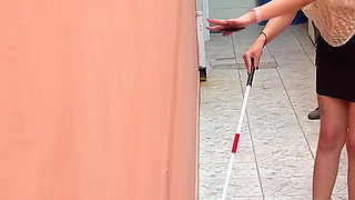 Playing Freeze Tag with the Blind Girl in the Alley.