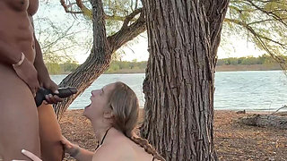 The Pirate Fucks Slut on Deserted Island