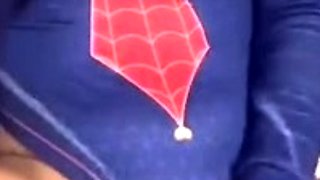 Boss asked me to change my bikini to Spiderwoman