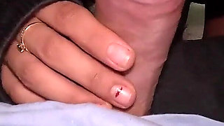 I'm a Delivery Girl and I Had to Deliver Milk. He Give Me with Milk Inside My Pussy.