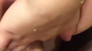 Sweet Creampie for MILF in Bathroom