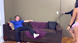 Julia Fontanelli And Vivi Marques - My Aunty Offered Me To Stepdaddy Urach Me Hot And Finished By Sucking My