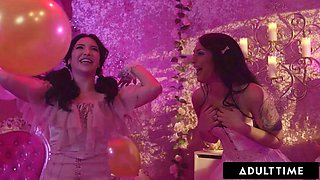 ADULT TIME - Pink Dolls Jane Wilde  Trans Khloe Kay Share Intense Chemistry With Passionate Sex