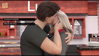 Hot blonde with big boobs stars in steamy erotic stories and gameplay