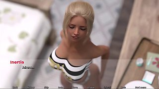 Inertia - playing with myself in the bathroom