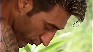 Blonde Big-Tits Babe Gaped by Messy Outdoor Anal Fingering