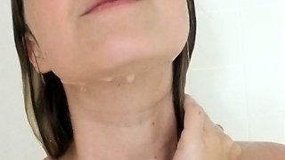 Big boobs milf masturbates with her dildo