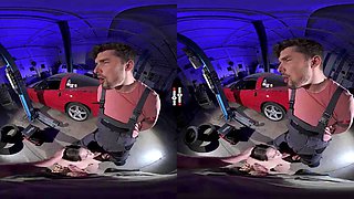 An Oily Repair: Blowjob, Cowgirl  Babe VR Porn