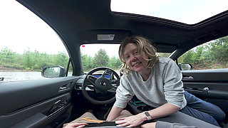 Handjob in the Car While We Wait