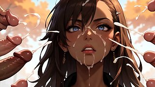 Sexy Slut Drools as Muscular Fister Pounds Her Hard -