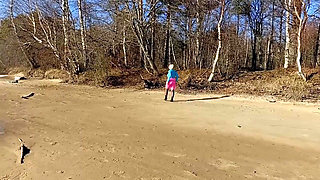 Sexy outfit for spring walk