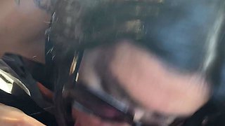 Blowjob cumshot whore gargles pov bukkake fetish cum