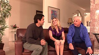 Blonde Housewife Angela Attison Gets Anally Pounded