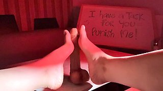 Watch my beautiful feet stimulate your penis by RosseCristhin: Blowjob, Amateur  Latina Porn