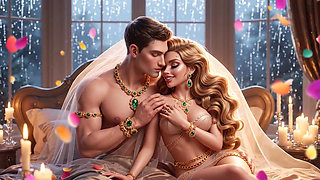 Desi Couple Ki Full Night Passion - Gold Jewelry Mein Sexy Bhabhi Aur Muscular Husband Ka Hot Bedroom Romance