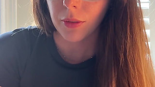 Hottie in Glasses Tells You How to Stroke!