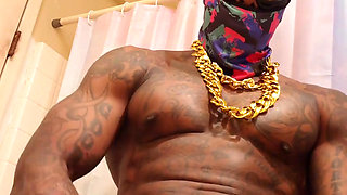 BBC Worship Hallelujah Johnson (Solider Of Love) Tall Dark Chocolate Muscles Tattoos Hairy BBC Hallelujah Johnson Masturbating