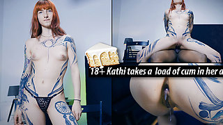 18 Plus Kathi Takes a Massive Load of Cum in Her Ass at Her First Casting