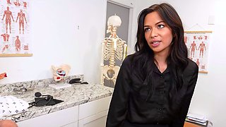 Doctor Gropes Asian Patient on Exam Table