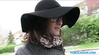 Stupefying Billie Star - real clip - Public Agent