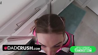 Step Daddy Spanks Bent Over Office Girl Juniper Ren Hard Lap Discipline