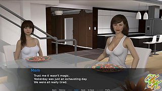 Mind control handjob while gaming in a 3D adventure