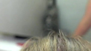 Family Quickie in the Bathroom, Stepbrother Also Wants to Fuck Her and Cum All Over Her Tits.