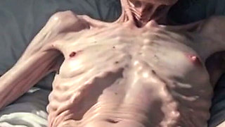 Horny 90 Year Old Skinny Granny Masturbates Her Hairy Wet Pussy - Frail Solo Play
