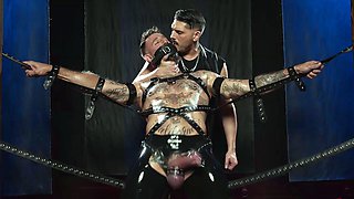 Troy Daniels Edged Hard WoodxBound Teases His Big Cock